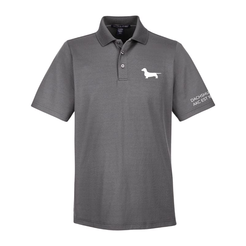 Dachshund Embroidered AKC Men's Polo