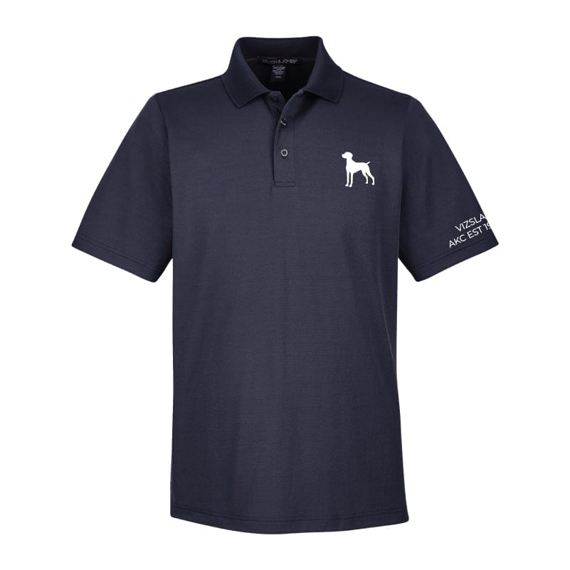 Vizsla Embroidered AKC Men's Polo