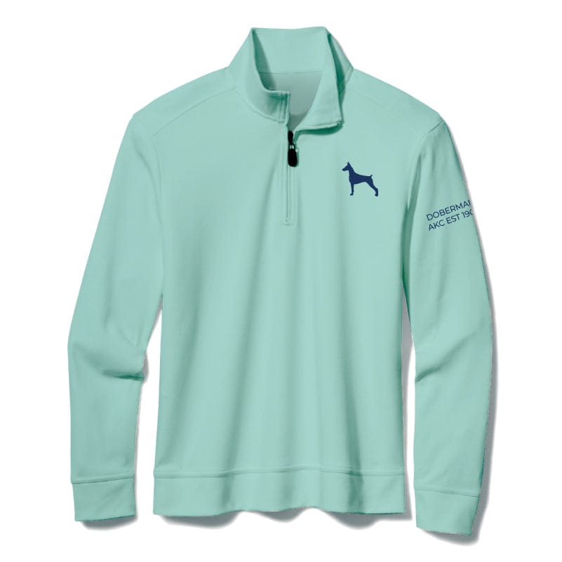 Doberman Embroidered AKC Quarter Zip