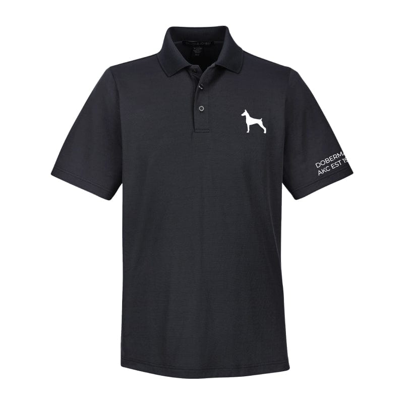 Doberman Embroidered AKC Men's Polo