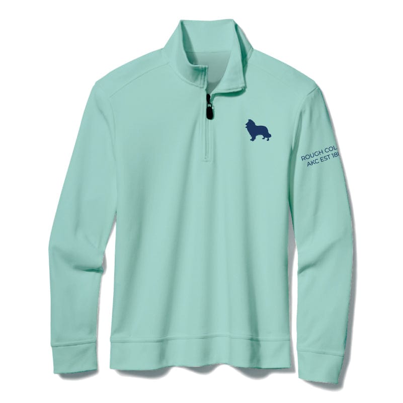 Rough Collie Embroidered AKC Quarter Zip