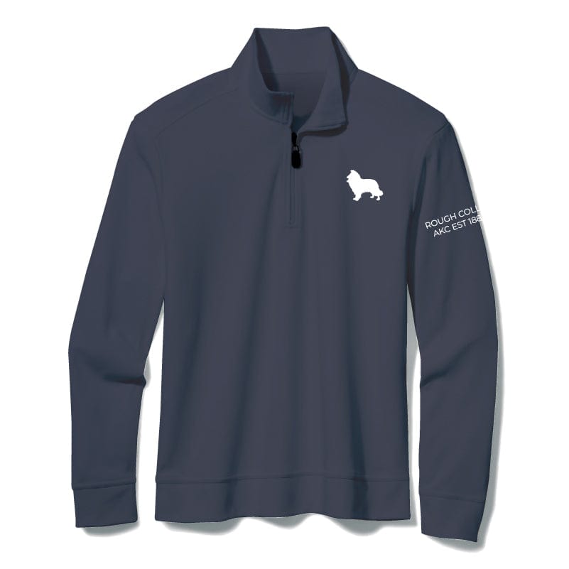 Rough Collie Embroidered AKC Quarter Zip