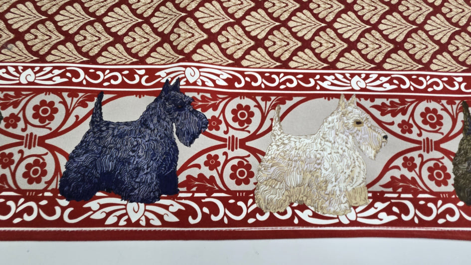 Scottish Terrier Table Runner