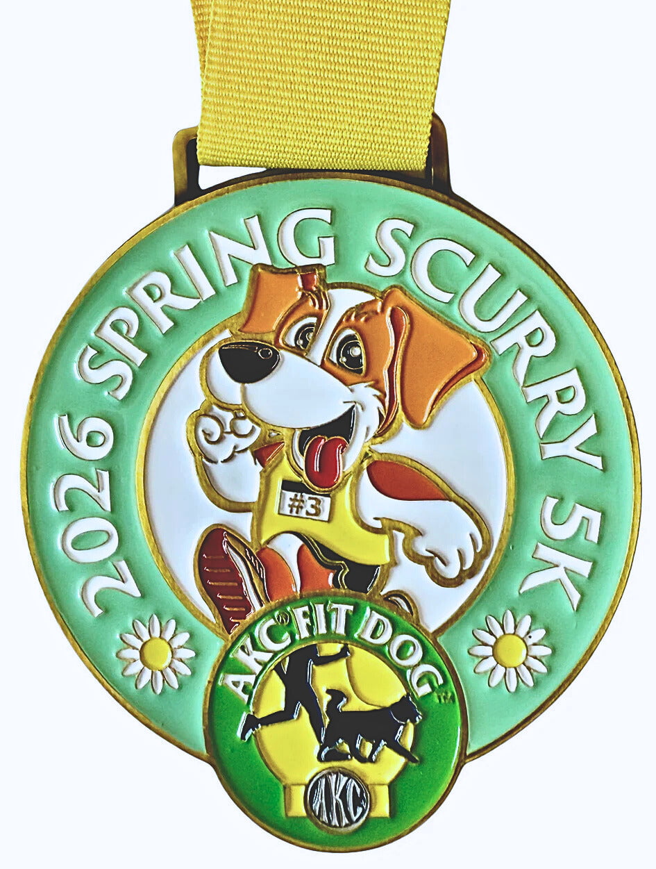 AKC Fit Dog Spring Scurry Medallion