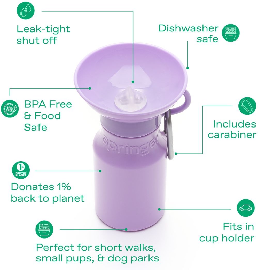 Springer Travel Dog Bottle | AKC Shop