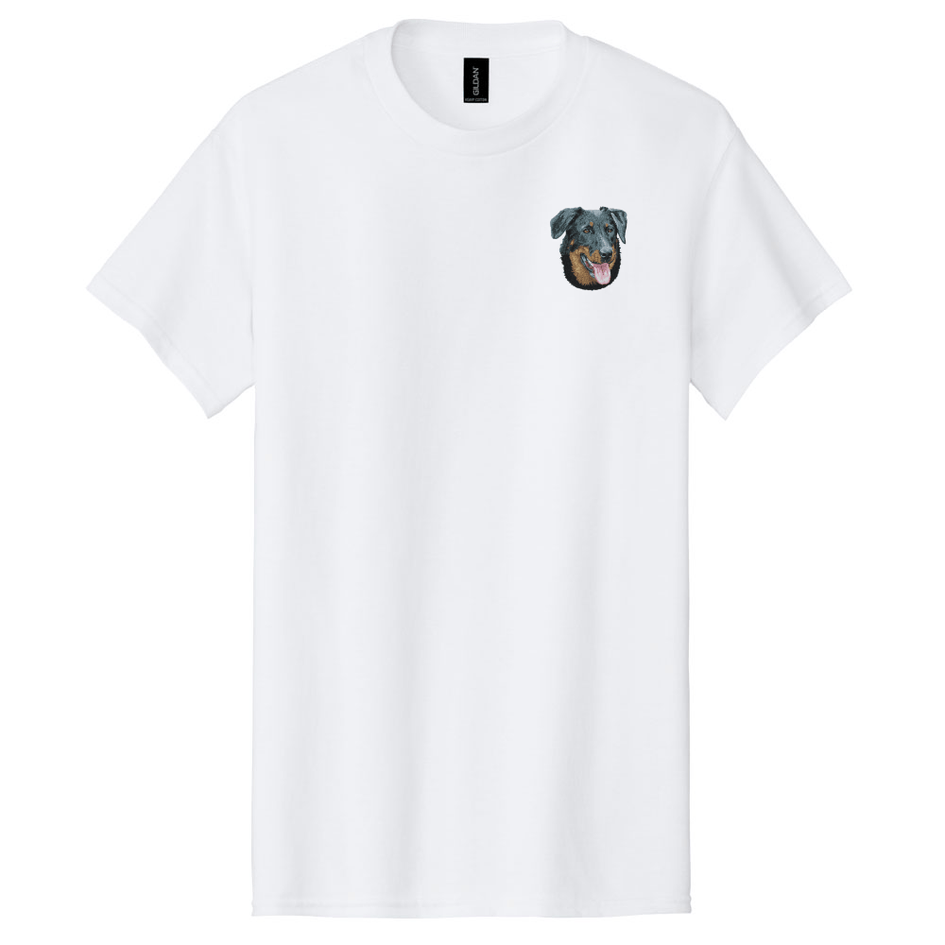 Beauceron Embroidered Men's T-Shirt