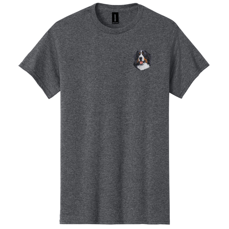 Bernese Mountain Dog Embroidered Men's T-Shirt