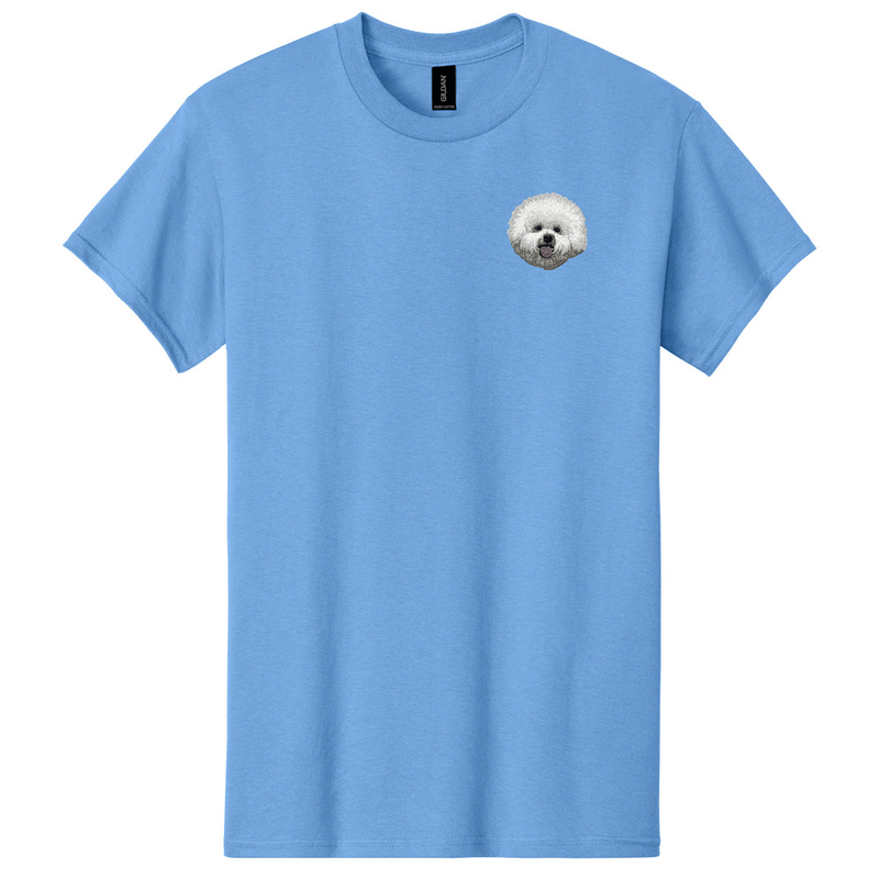 Bichon Frise Embroidered Men's T-Shirt