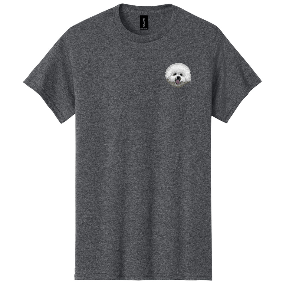 Bichon Frise Embroidered Men's T-Shirt