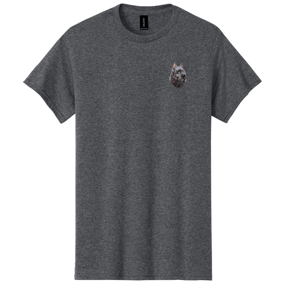 Bouvier des Flandres Embroidered Men's T-Shirt