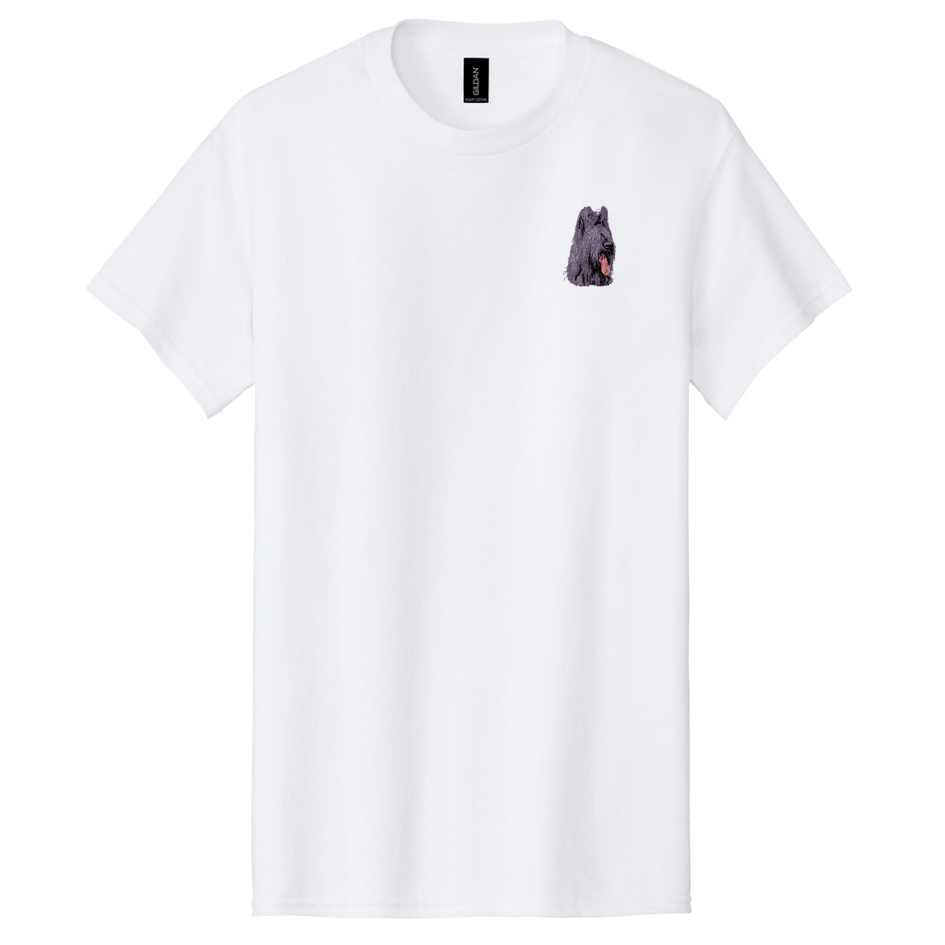 Briard Embroidered Men's T-Shirt