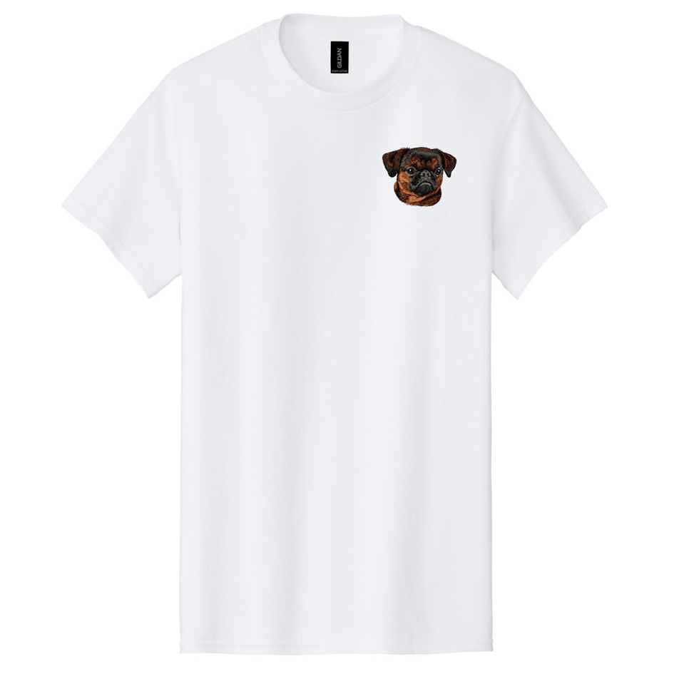 Brussels Griffon Embroidered Men's T-Shirt