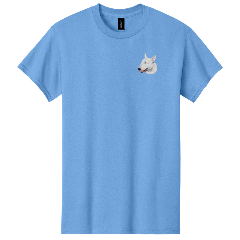 Bull Terrier Embroidered Men's T-Shirt