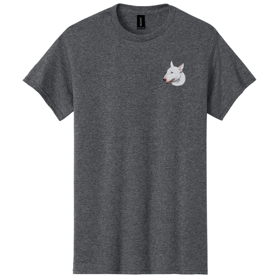 Bull Terrier Embroidered Men's T-Shirt