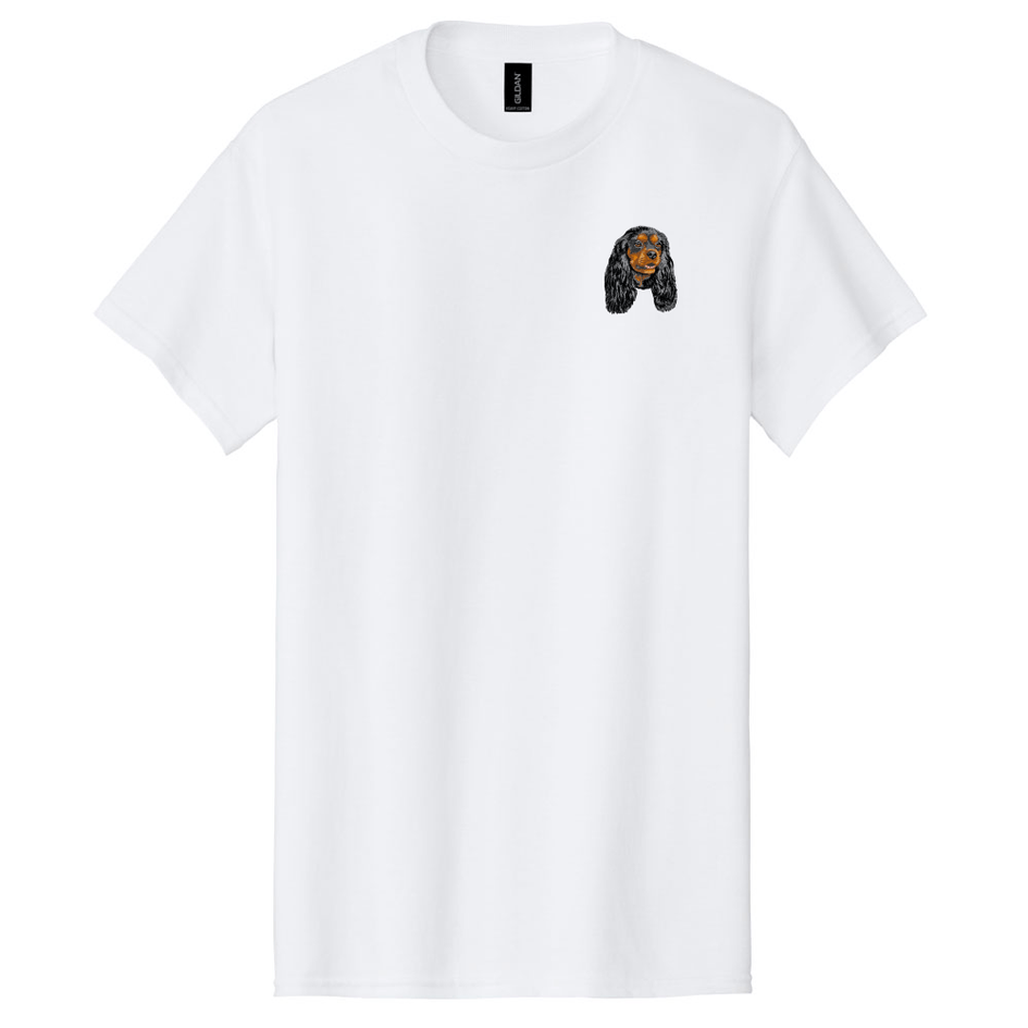 Cavalier King Charles Spaniel Embroidered Men's T-Shirt