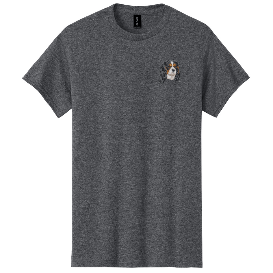 Cavalier King Charles Spaniel Embroidered Men's T-Shirt
