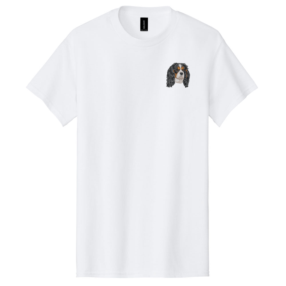 Cavalier King Charles Spaniel Embroidered Men's T-Shirt