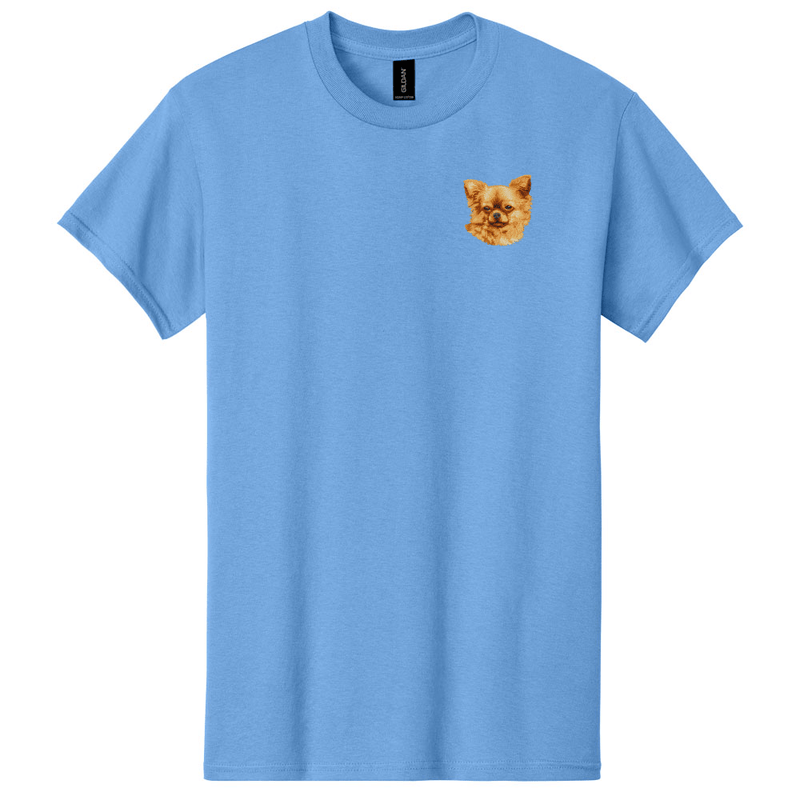 Chihuahua Embroidered Men's T-Shirt