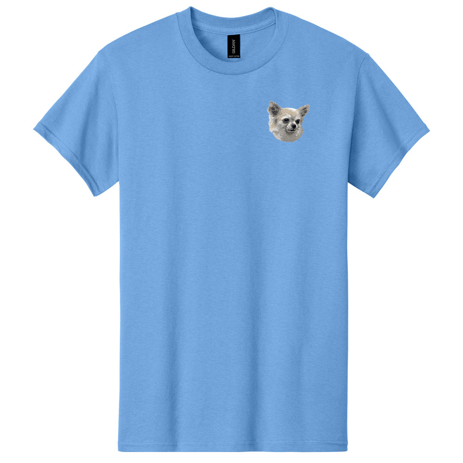 Chihuahua Embroidered Men's T-Shirt