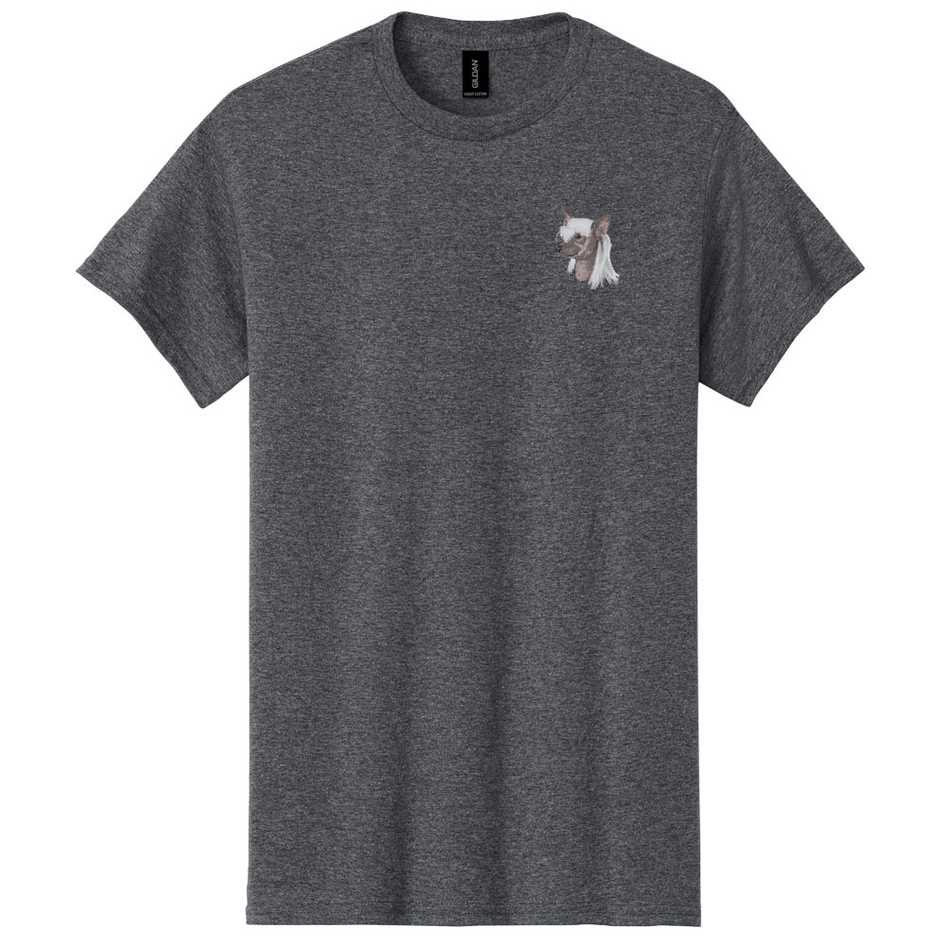 Chinese Crested Embroidered Men's T-Shirt