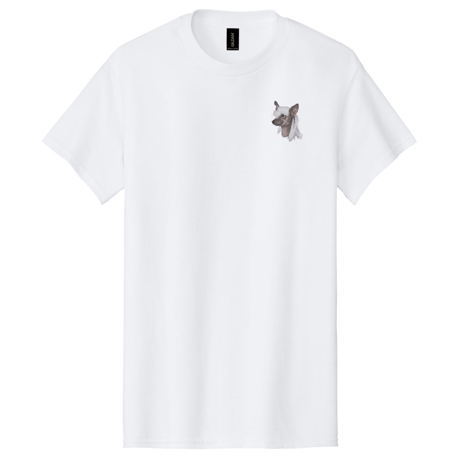 Chinese Crested Embroidered Men's T-Shirt