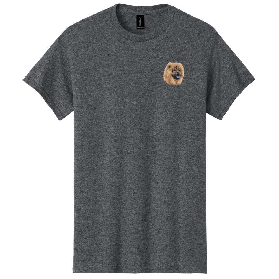 Chow Chow Embroidered Men's T-Shirt