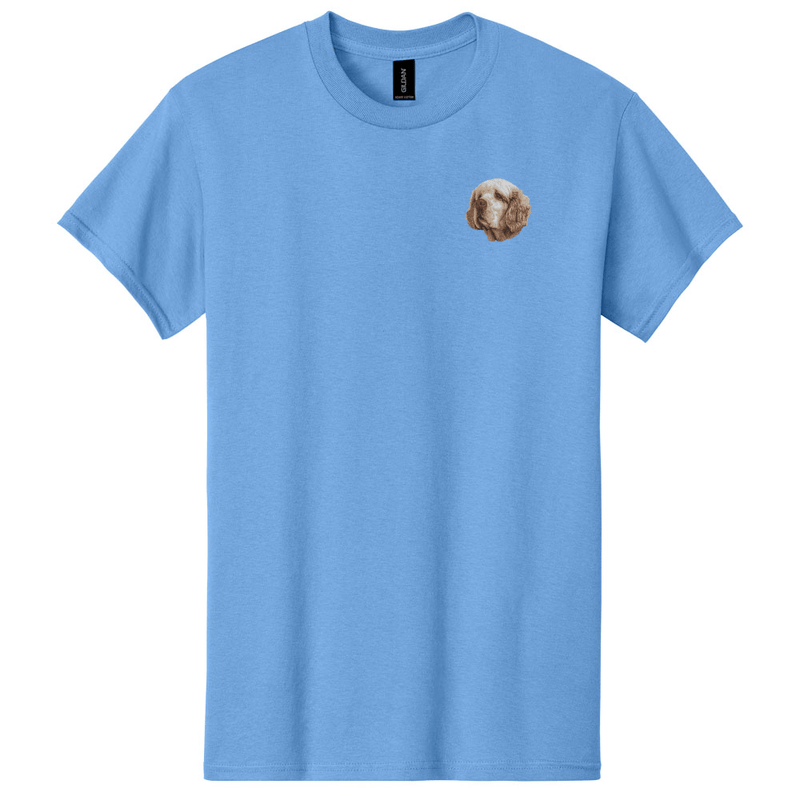 Clumber Spaniel Embroidered Men's T-Shirt