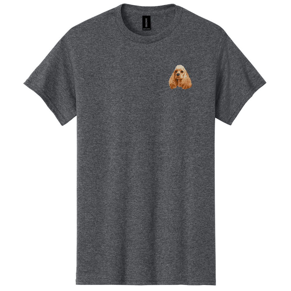 Cocker Spaniel Embroidered Men's T-Shirt