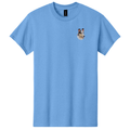 Collie Embroidered Men's T-Shirt