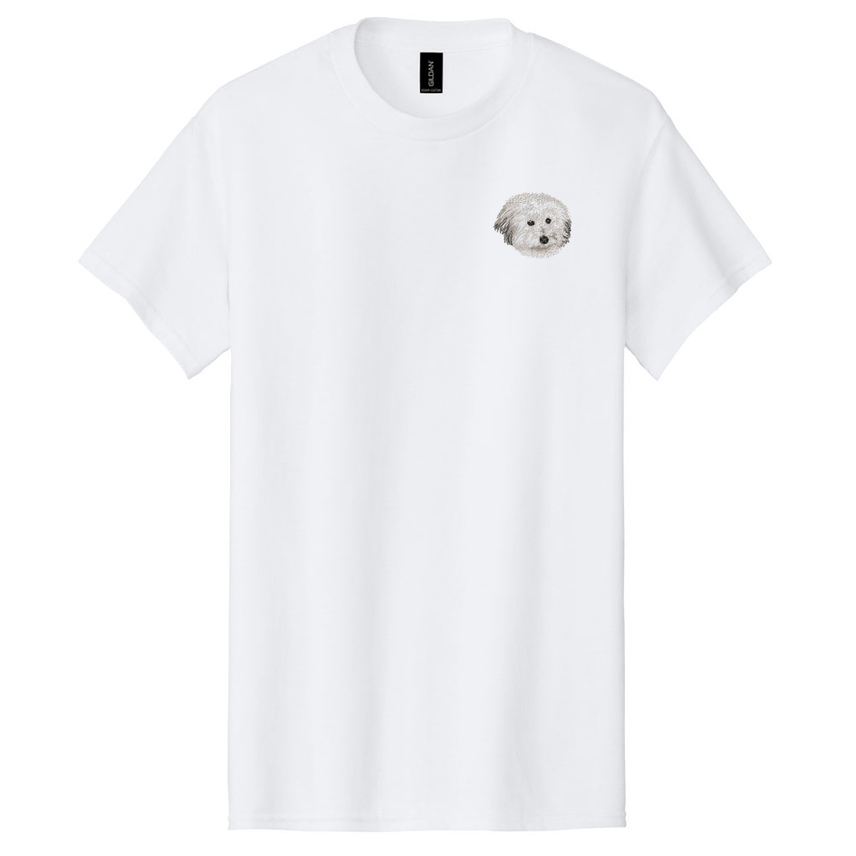 Coton de Tulear Embroidered Men's T-Shirt