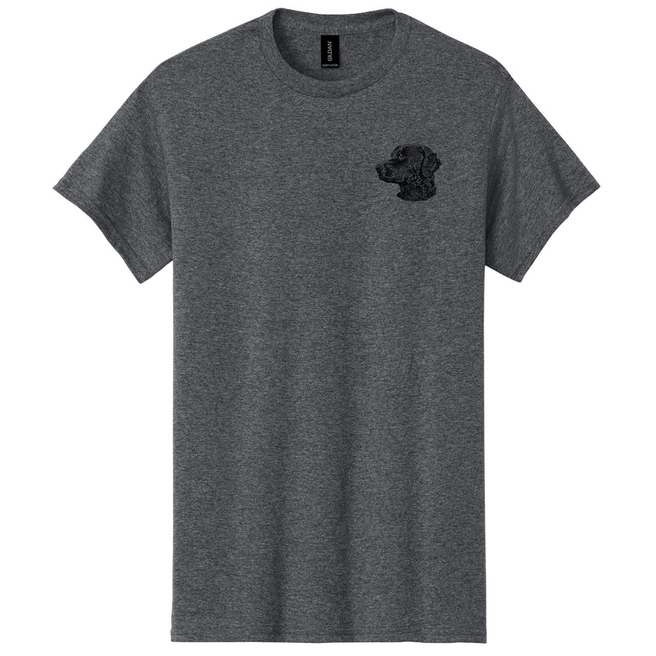 Curly-Coated Retriever Embroidered Men's T-Shirt