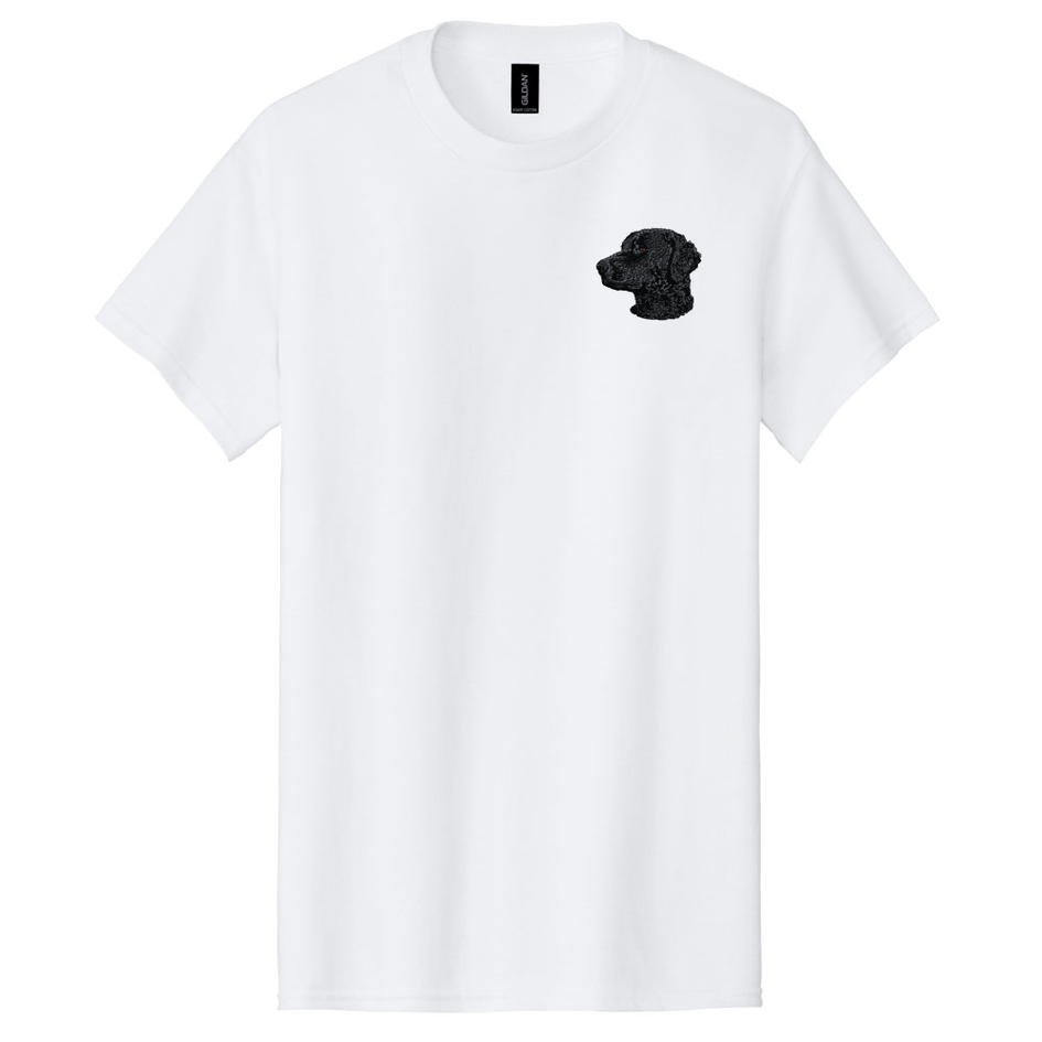 Curly-Coated Retriever Embroidered Men's T-Shirt