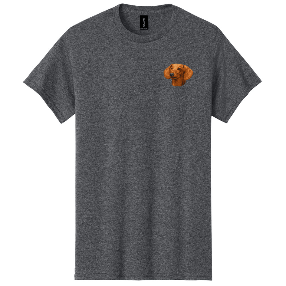 Dachshund Embroidered Men's T-Shirt
