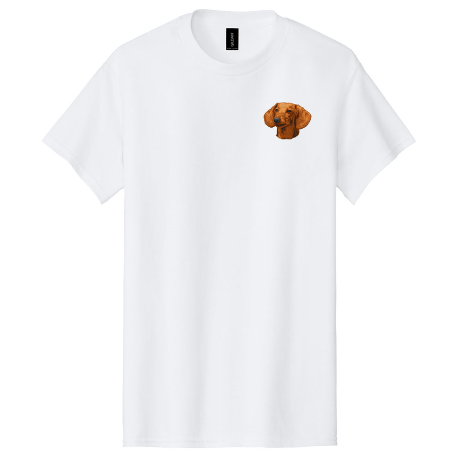 Dachshund Embroidered Men's T-Shirt