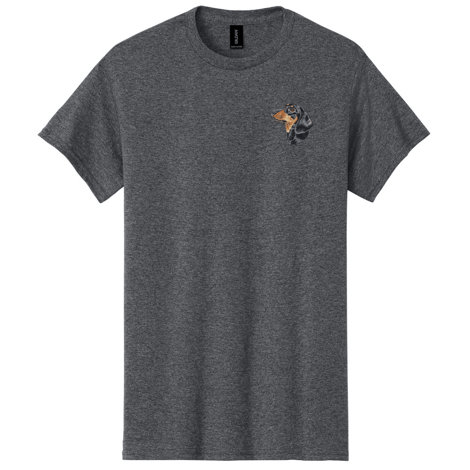 Dachshund Embroidered Men's T-Shirt