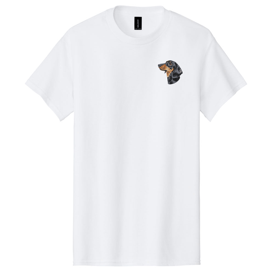 Dachshund Embroidered Men's T-Shirt
