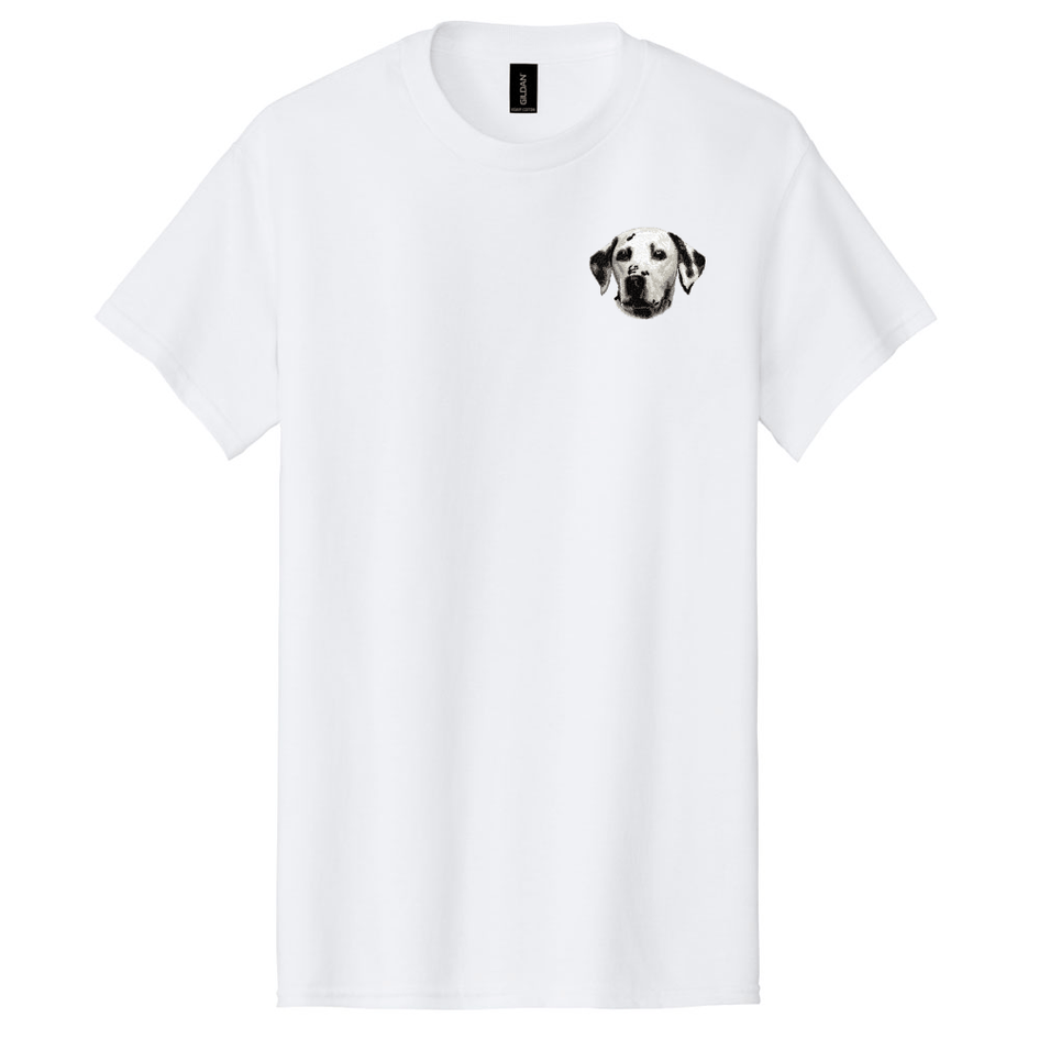Dalmatian Embroidered Men's T-Shirt