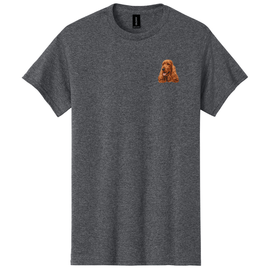 English Cocker Spaniel Embroidered Men's T-Shirt