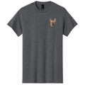 French Bulldog Embroidered Men's T-Shirt