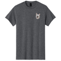 French Bulldog Embroidered Men's T-Shirt