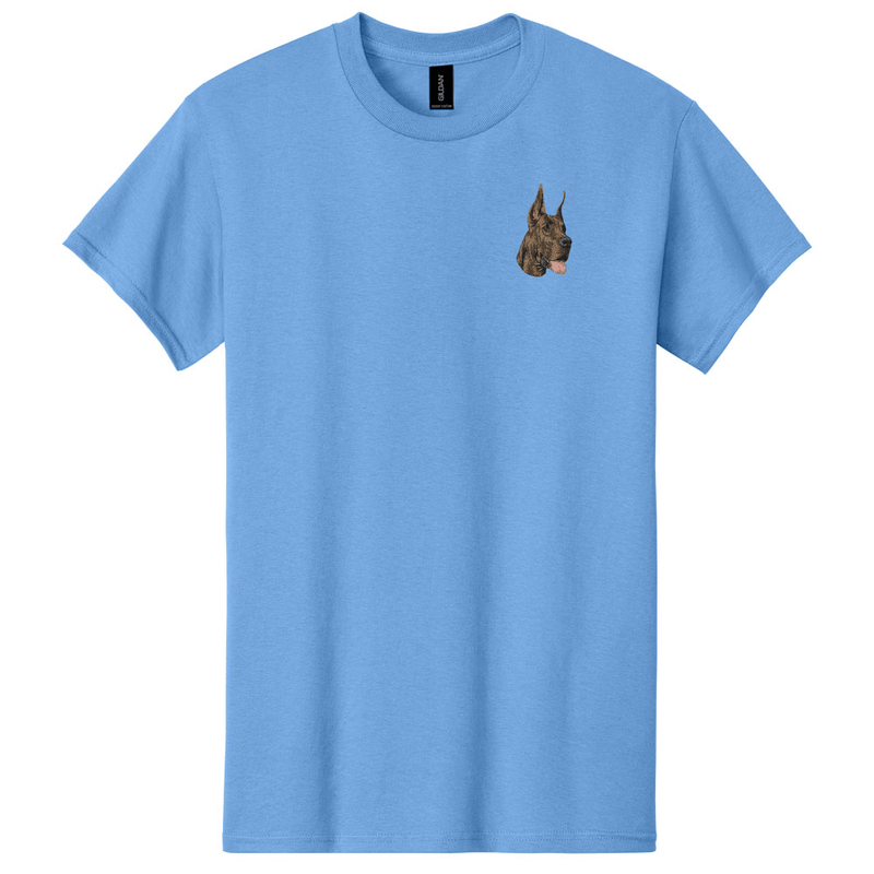 Great Dane Embroidered Men's T-Shirt