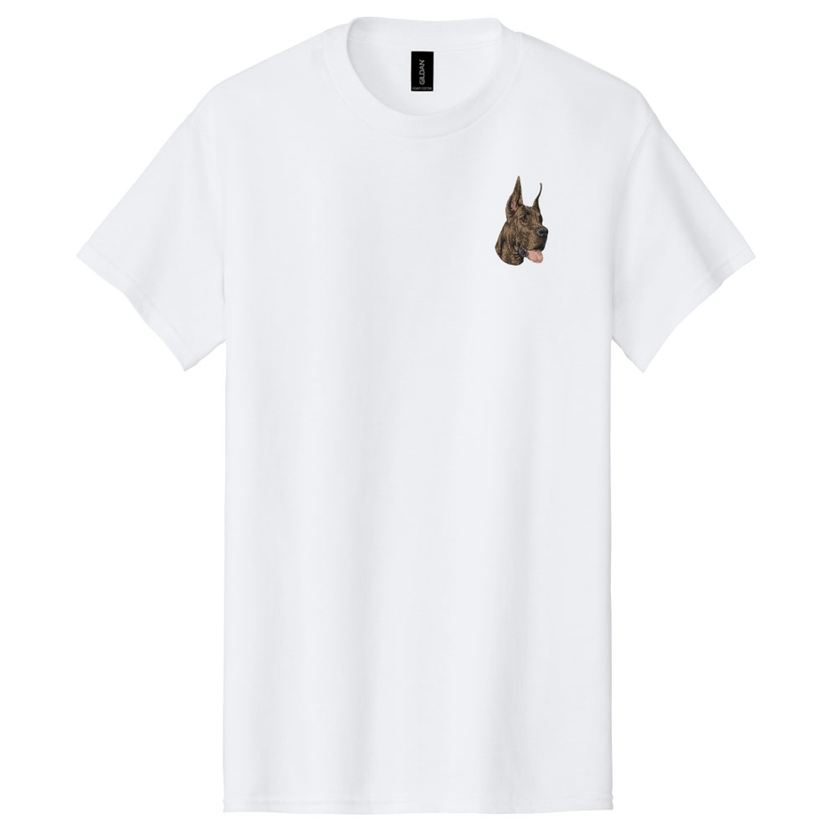 Great Dane Embroidered Men's T-Shirt