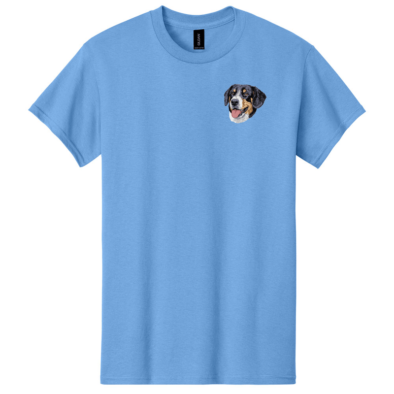 Greater Swiss Mountain Dog Embroidered Men's T-Shirt
