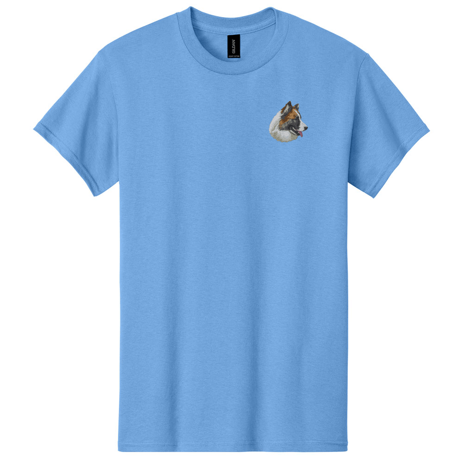 Icelandic Sheepdog Embroidered Men's T-Shirt