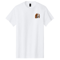 Irish Red & White Setter Embroidered Men's T-Shirt