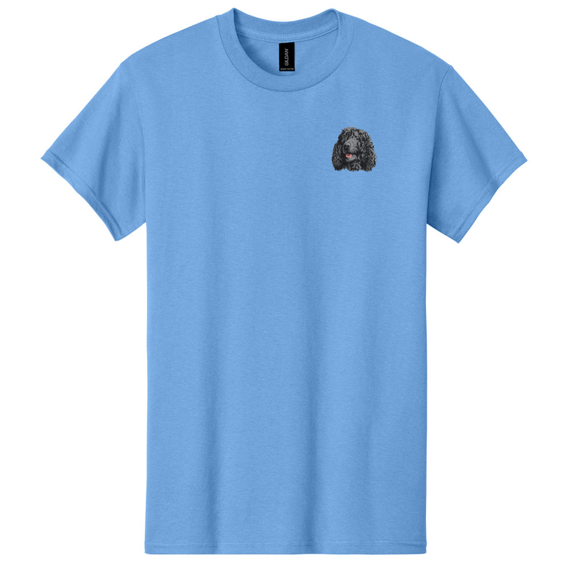 Irish Water Spaniel Embroidered Men's T-Shirt