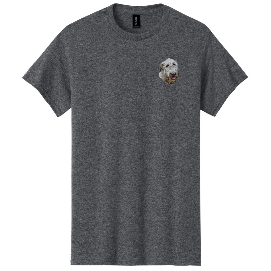 Irish Wolfhound Embroidered Men's T-Shirt