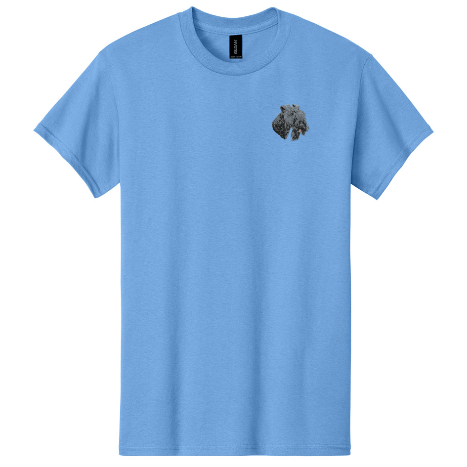 Kerry Blue Terrier Embroidered Men's T-Shirt