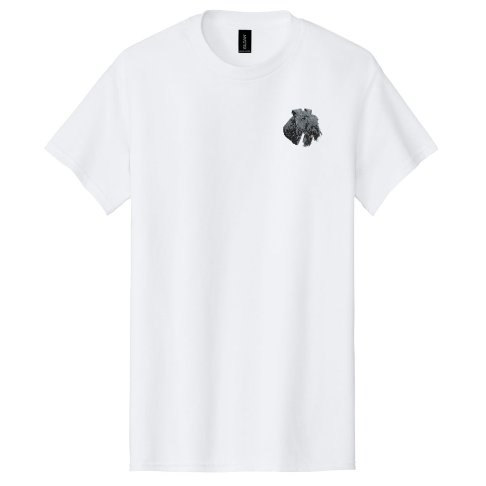 Kerry Blue Terrier Embroidered Men's T-Shirt