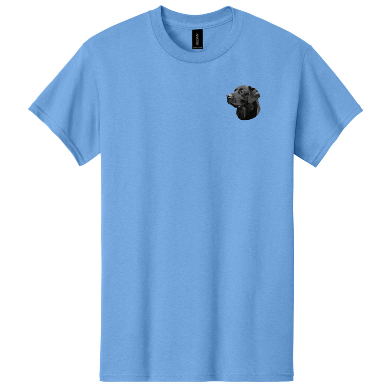 Labrador Retriever Embroidered Men's T-Shirt